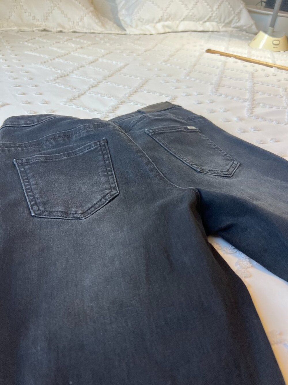 Y2K A/X Armani Exchange Black Skinny Jeans SIZE 29R - Picture 13 of 16